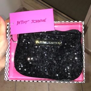 Betsey Johnson Sequin Coin purse